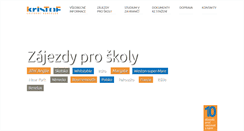 Desktop Screenshot of kristof-jazyky.cz